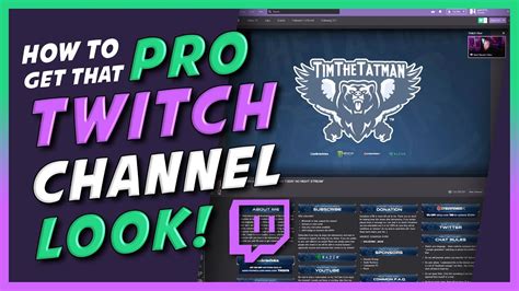 how to customize your twitch channel